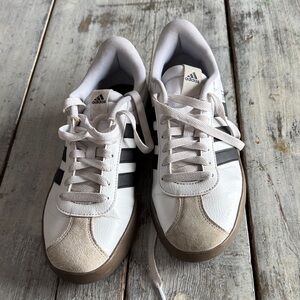 Adidas White and Black Sneakers